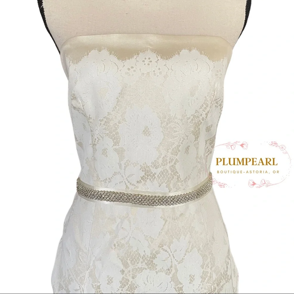 An Original Milly of New York Vintage Custom wedding gown - Picture 6 of 16